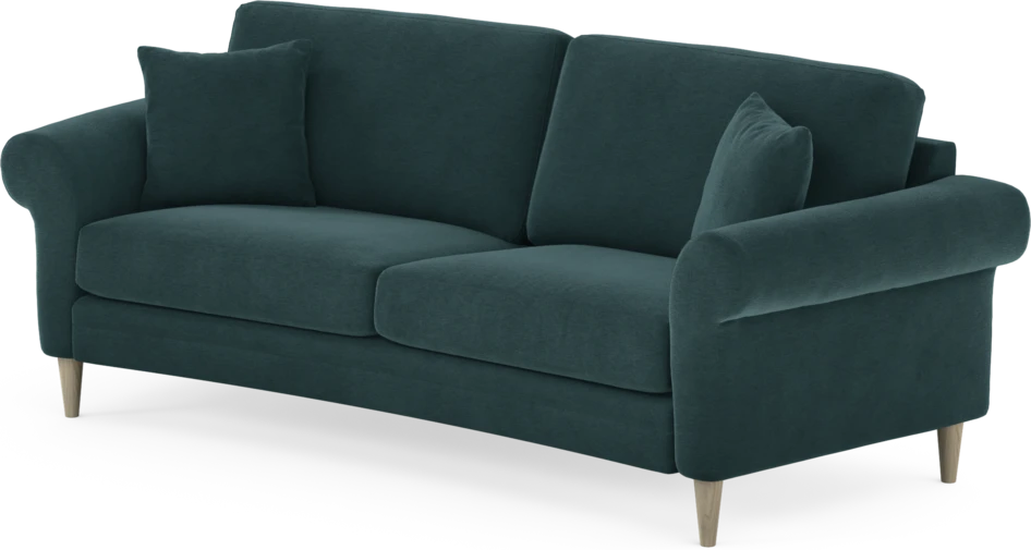 Eden - 2,5-sits soffa svängd - Blå