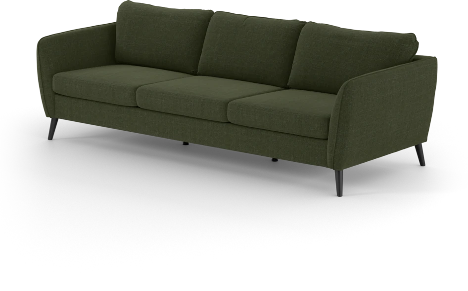 County - 3-sits soffa - Grön
