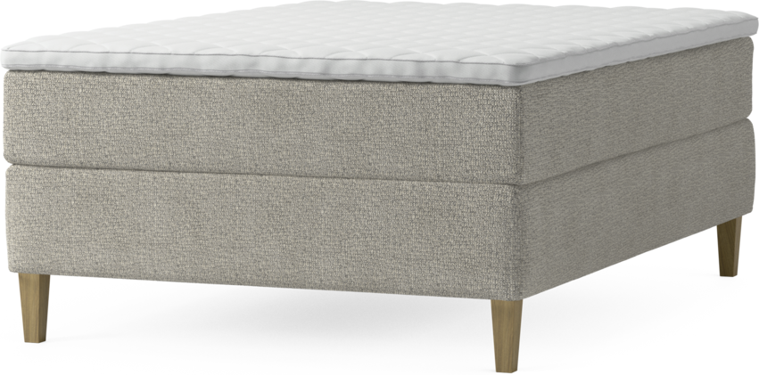 Delux Dream - Kontinentalsäng, enkelsäng 140 cm med bäddmadrass och sängben