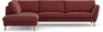 Madison - 3-sits soffa med divan vänster - Rosa