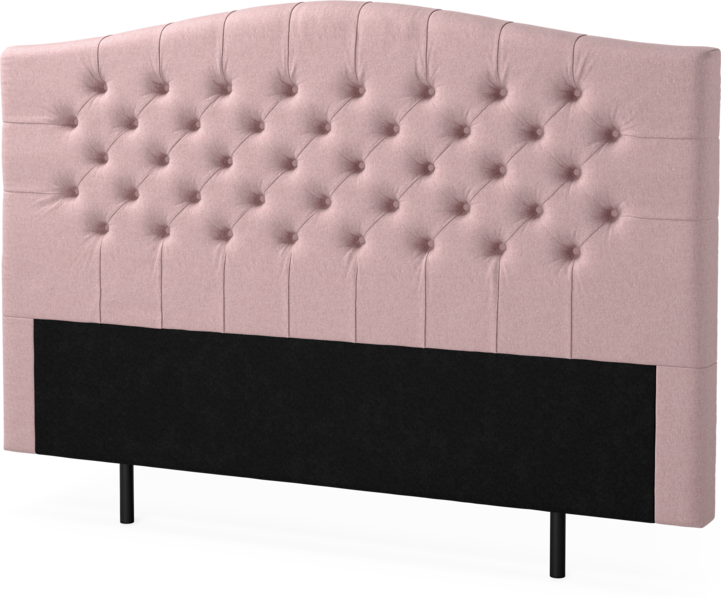 New York välvd - Sänggavel, 90-210 cm - Rosa
