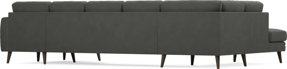 Eden - 3-sits soffa med divan vänster och schäslong höger - Grå