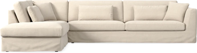 Willow, 4-sits soffa med divan vänster, med kappa