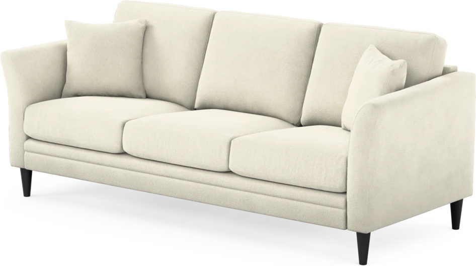 Eden - 3-sits soffa - Vit