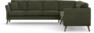 Eden - Hörnsoffa 3+3 - Grön