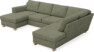 Friday - 3-sits soffa med schäslong vänster och divan höger - Vit