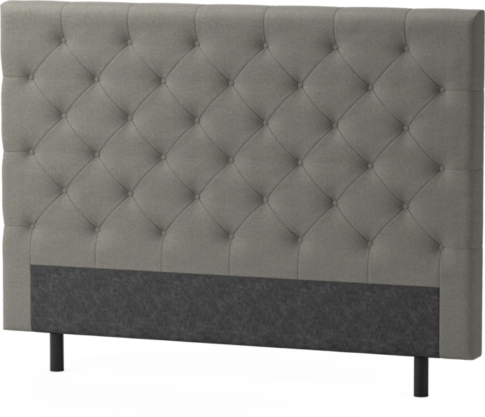 Delux Pikerad - Sänggavel, 90-210 cm - Grå