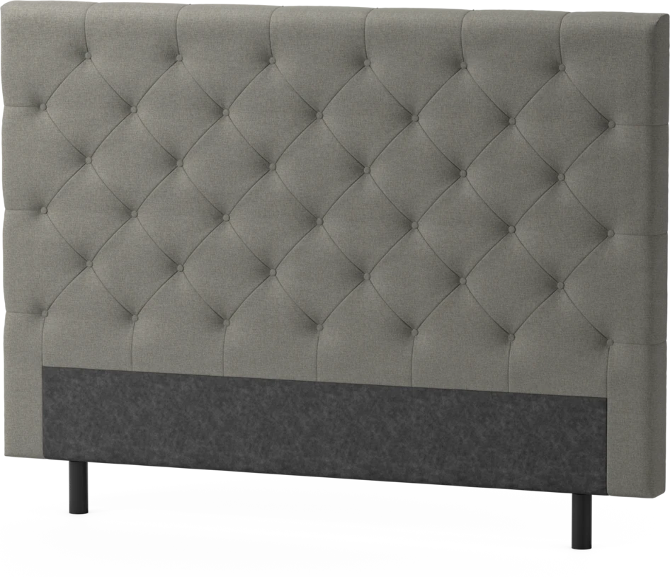 Delux Pikerad - Sänggavel, 90-210 cm - Grå