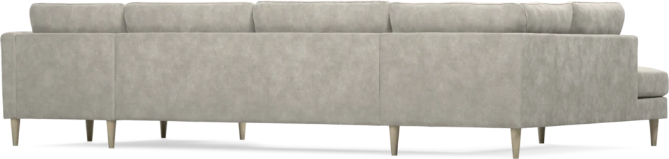 Bridge - 3-sits soffa med divan vänster och schäslong höger - Grå