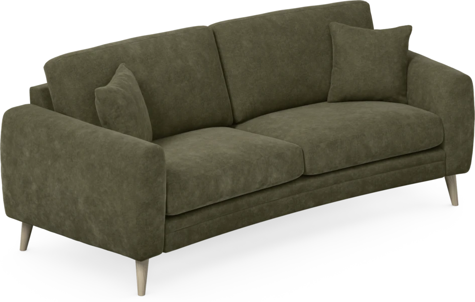 Eden - 2,5-sits soffa svängd - Grön