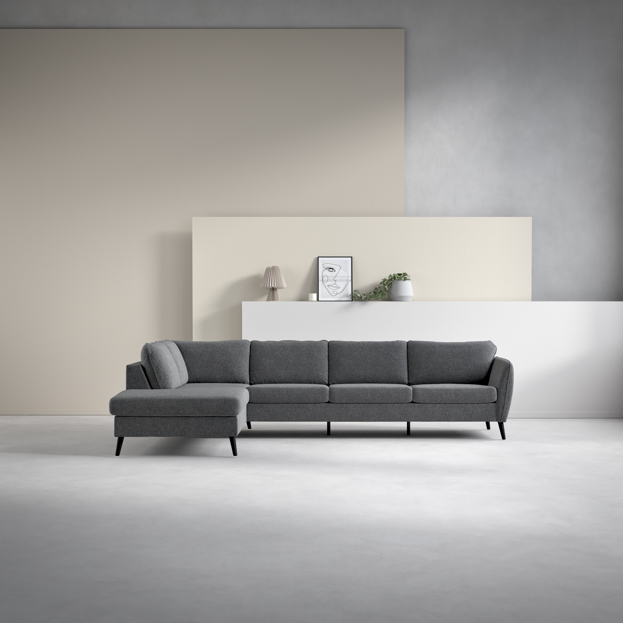 County - 3-sits soffa med divan vänster - inspiration