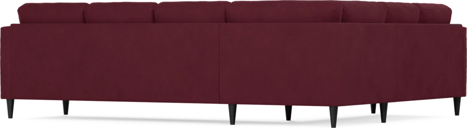 Eden - Hörnsoffa, 2+3-sits - Röd