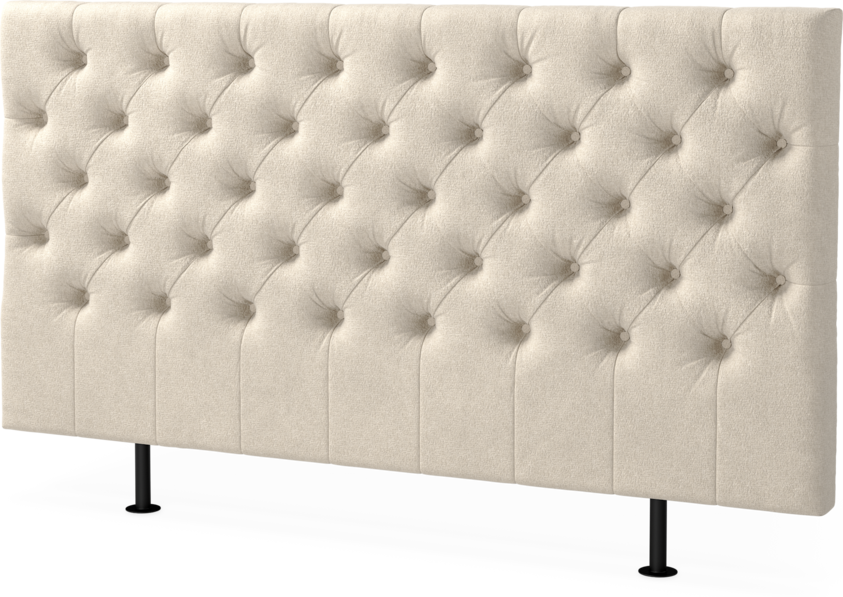 Cape pikerad - Sänggavel, 90-210 cm - Beige