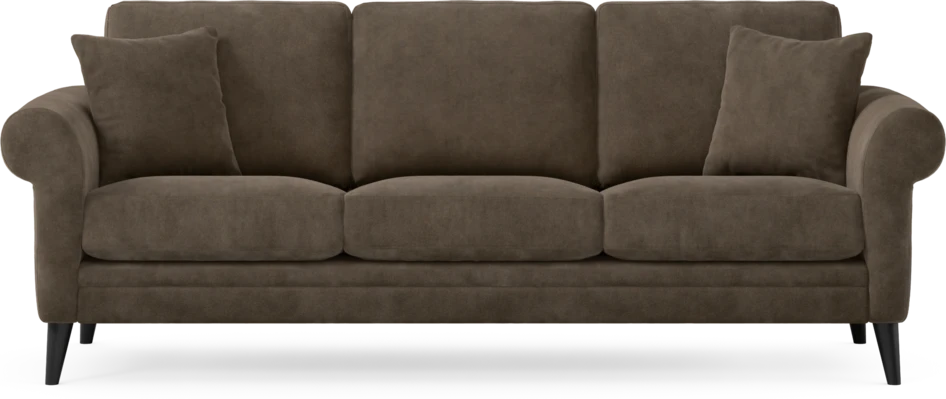 Eden - 3-sits soffa - Brun