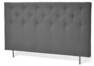 Pisa Grand pikerad - Sänggavel, B 160-210 cm - Svart