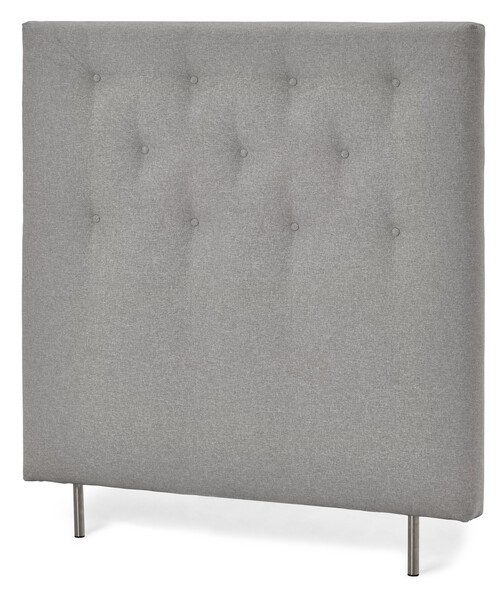 Pisa Grand pikerad - Sänggavel, B 90-140 cm - Grå