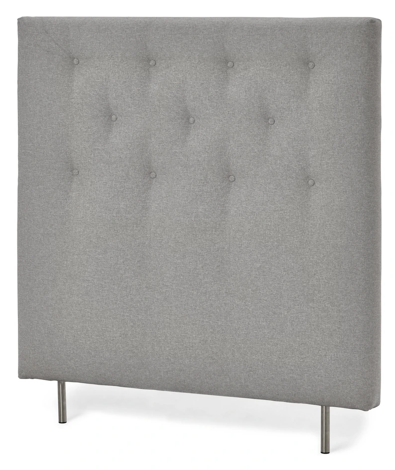 Pisa Grand pikerad - Sänggavel, B 90-140 cm - Grå
