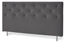 Pisa Grand pikerad - Sänggavel, B 160-210 cm - Svart