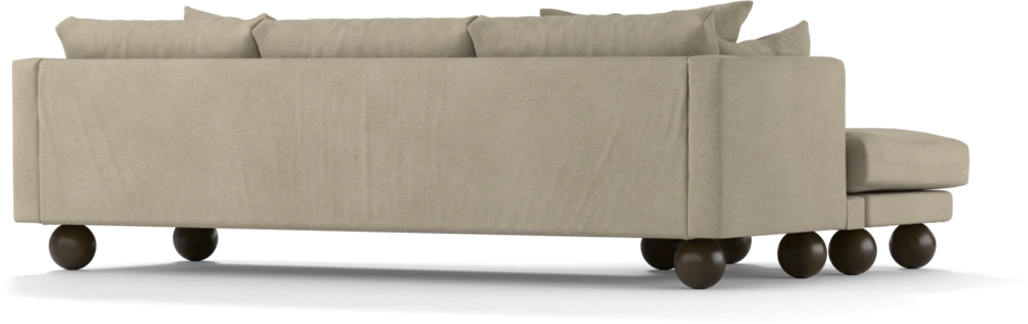 Harper - 4-sits med schäslong vänster - Beige