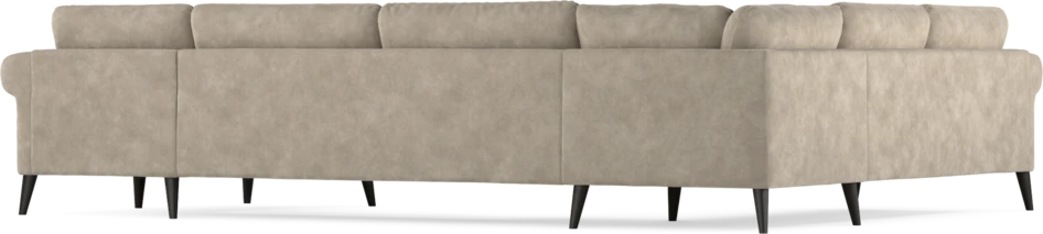 Bridge - Hörnsoffa, 2+3-sits med schäslong höger - Beige