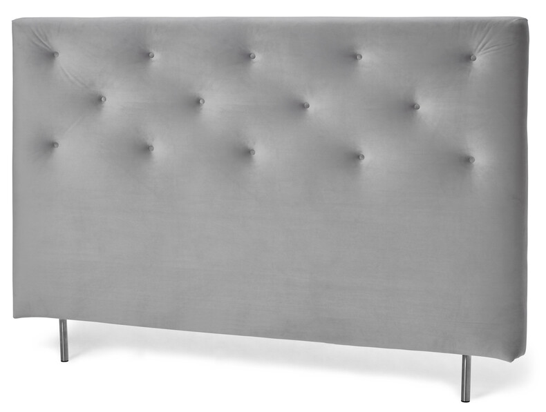Pisa Grand pikerad - Sänggavel, B 160-210 cm - Grå
