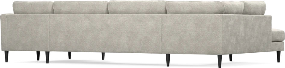 Bridge - 3-sits soffa med divan vänster och schäslong höger - Grå