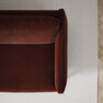 Madison - 2-sits soffa med schäslong höger - Orange