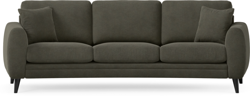 Eden - 3-sits soffa svängd - Grå