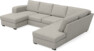 Friday - 3-sits soffa med schäslong vänster och divan höger - Beige