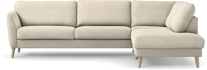 Bridge - 3-sits soffa med divan höger - Beige