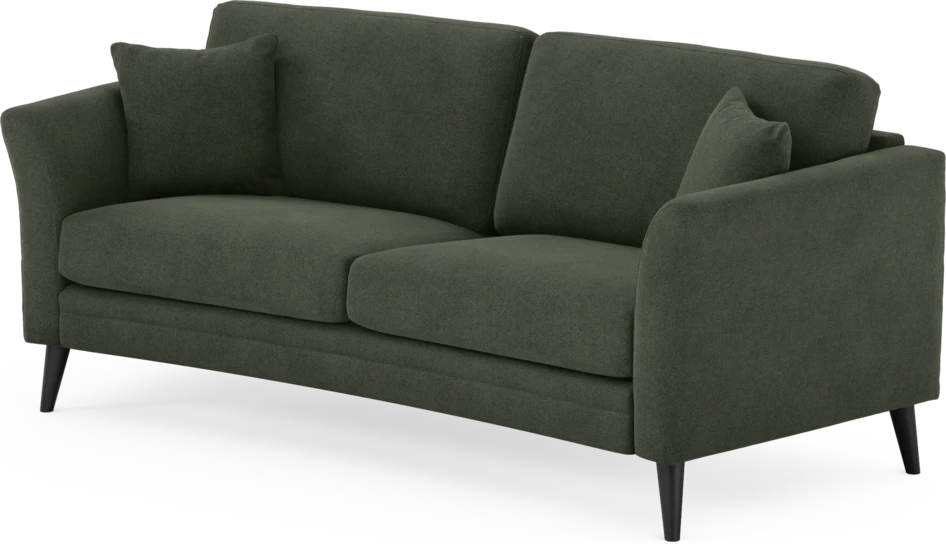 Eden - 2,5-sits soffa svängd - Grön