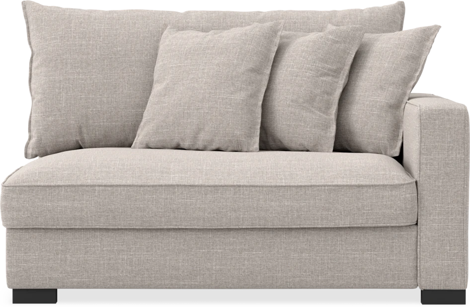 Rossi - 2-sits med armstöd höger - Beige