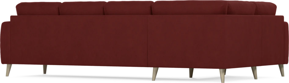 Eden - Hörnsoffa, 1+3-sits - Röd