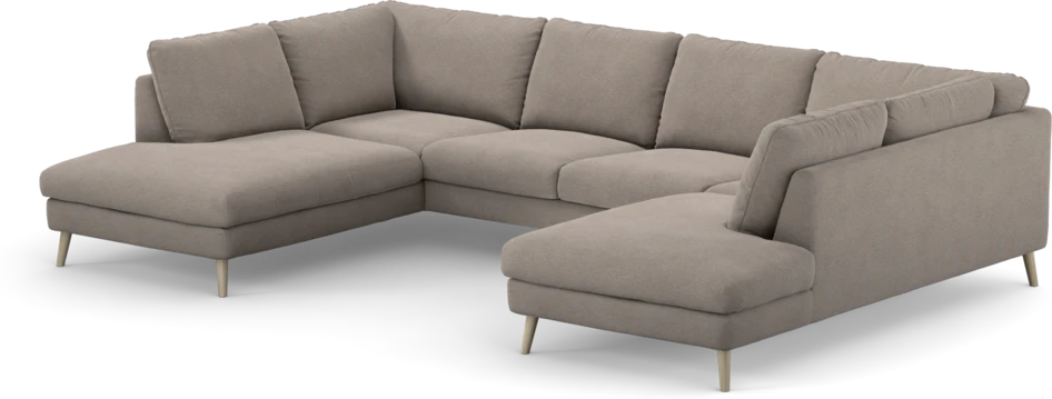 Madison Lux - 2-sits soffa med divan vänster och höger - Beige