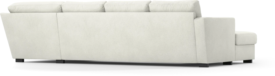 Friday - 3-sits soffa med schäslong vänster och divan höger - Vit