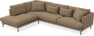 Harper - 3-sits soffa med divan vänster - Brun