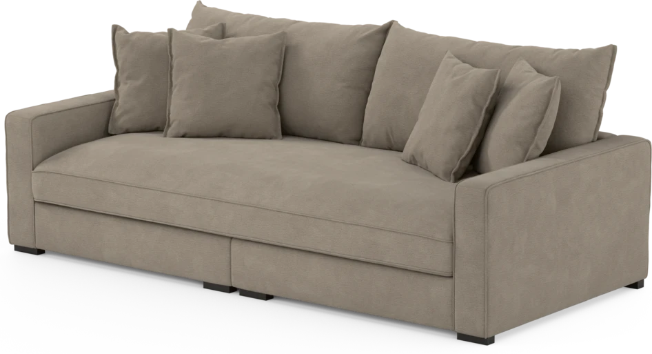 Rossi - 3-sits soffa, hel dyna - Beige