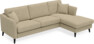 Eden - 2,5-sits soffa med schäslong - Beige