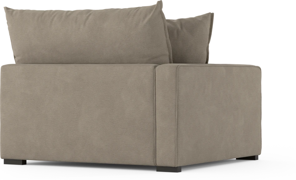 Rossi - 1,5-sits med armstöd vänster - Beige