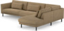 Willow - 4-sits soffa med divan höger, fast klädsel - Gul