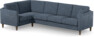 Eden - Hörnsoffa 1+3 - Blå