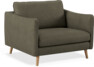 Madison - Fåtölj, 90 cm - Brun