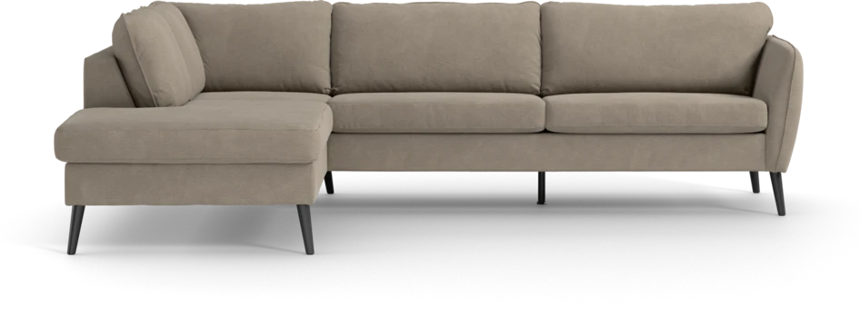 County - 2,5-sits soffa med divan vänster - Beige