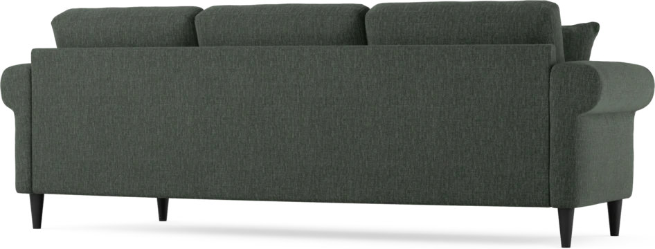Eden - 3-sits soffa svängd - Grön