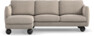 Madison Lux - 2-sits soffa med schäslong vänster - Beige