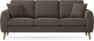 Eden - 3-sits soffa - Brun