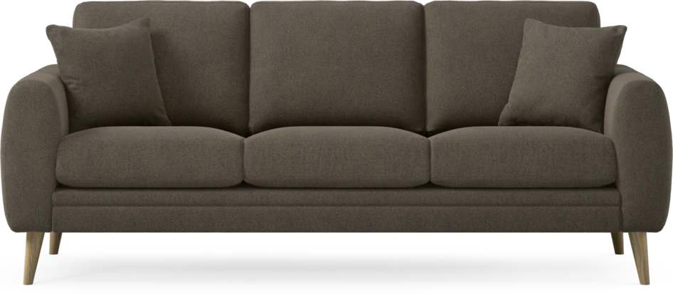 Eden - 3-sits soffa - Brun