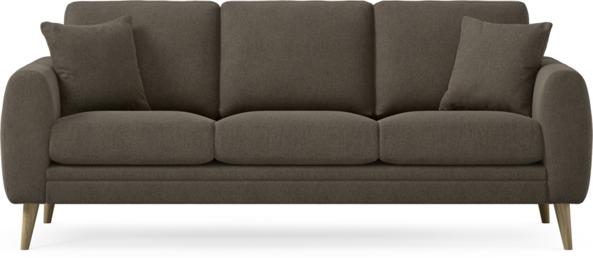 Eden - 3-sits soffa - Brun