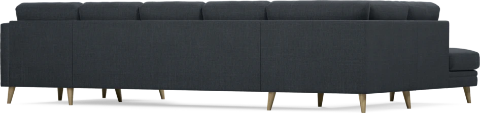 Eden - 3-sits soffa med divan vänster och schäslong höger - Blå