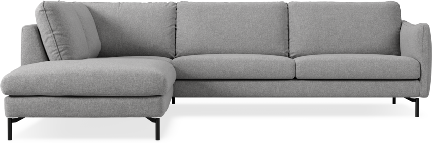 Madison - 3-sits soffa med divan vänster - Grå